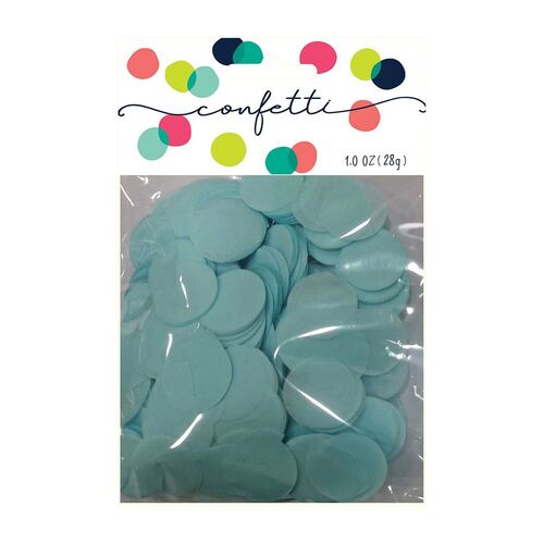 Confetti Circles Light Blue 2cm Tissue Paper 28g