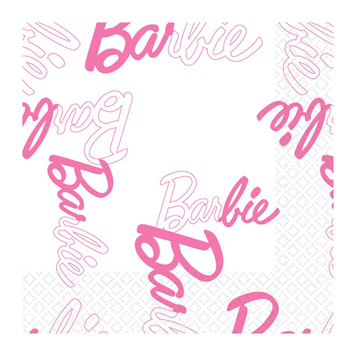 Barbie Lunch Napkins 16 Pack