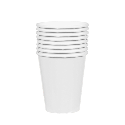 Paper Cups Frosty White HC 354ml 20 Pack