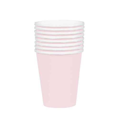 Paper Cups Pastel Pink HC 354ml 20 Pack