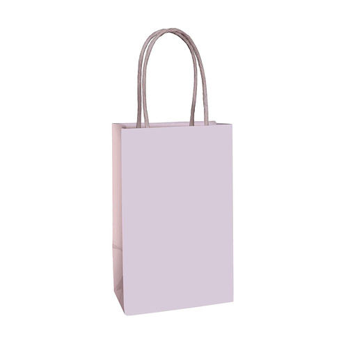 Paper Kraft Bag Pastel Lilac 8 Pack