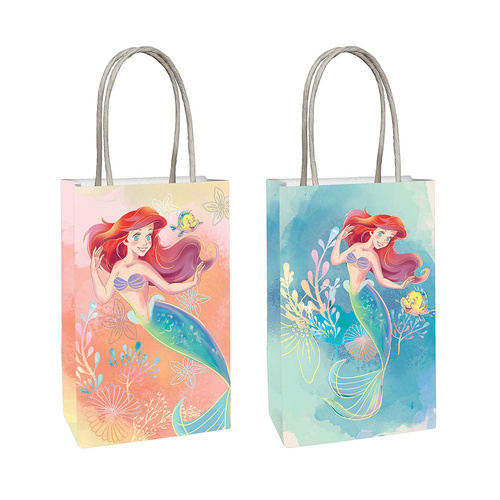 The Little Mermaid Paper Kraft Bags 8 Pack