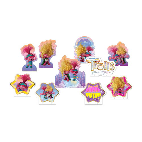 Trolls 3 Band Together Table Decorating Kit