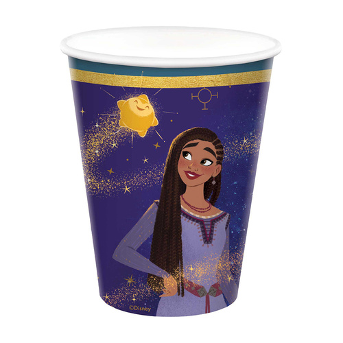 Disney Wish Paper Cup HC 266ml 8 Pack