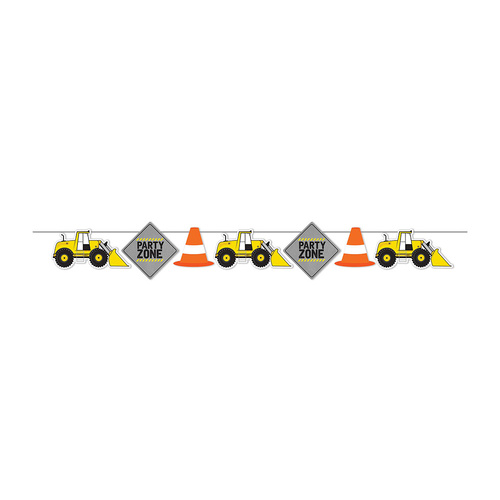 Construction Garland Banner