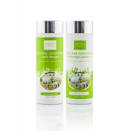 New Organic Natural Goats Milk Shampoo & Conditioner 250ml