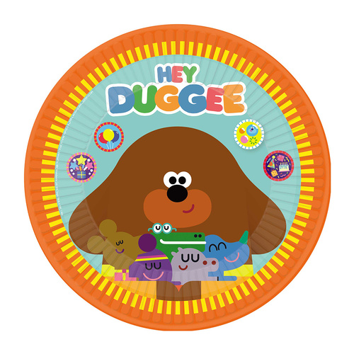 Hey Duggee Round Paper Plates 23cm 8 Pack