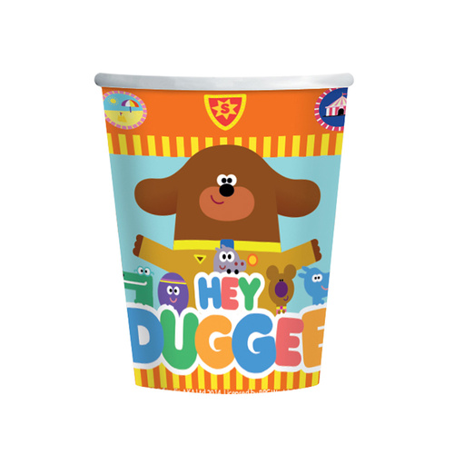 Hey Duggee Paper Cups 250ml 8 Pack