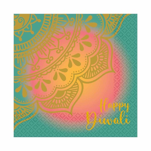 Diwali Lunch Napkins 16 Pack