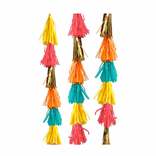 Diwali Tassel Garland Paper & Foil 1.3m