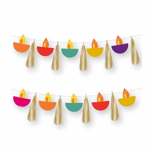 Diwali Symbol & Tassel Garland 1.5m