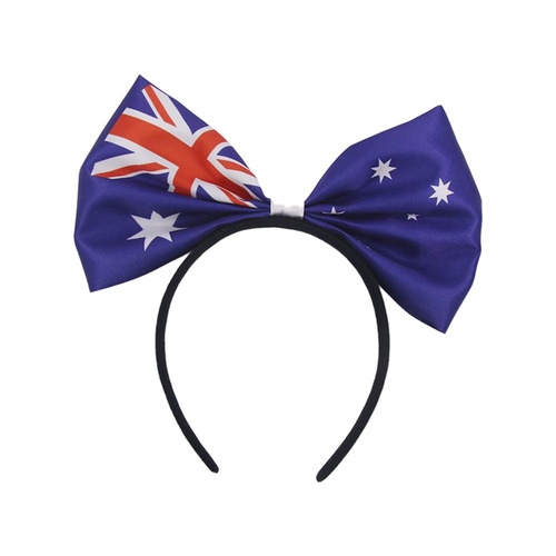 Australian Flag Bow Headband