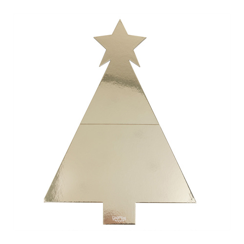 Cosy Copper Gold Christmas Tree Shaped Grazing Board FSC