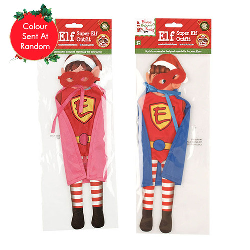 Elves Behavin' Badly Superhero Elf Outfit