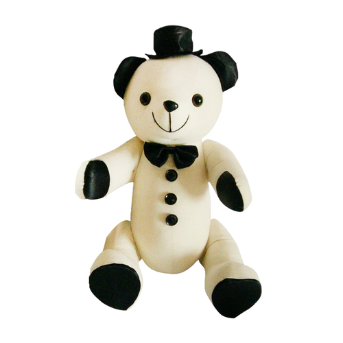 26cm Groom Teddy Bear with Top Hat and Bow Tie - Wedding Keepsake Gift