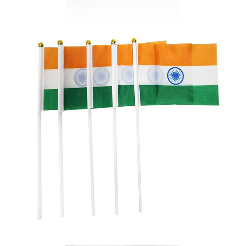 India Hand Flags 5 Pack