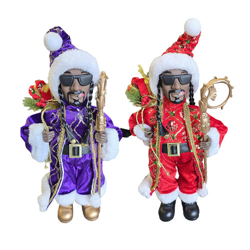 Father Snoop Dogg Christmas Figurine