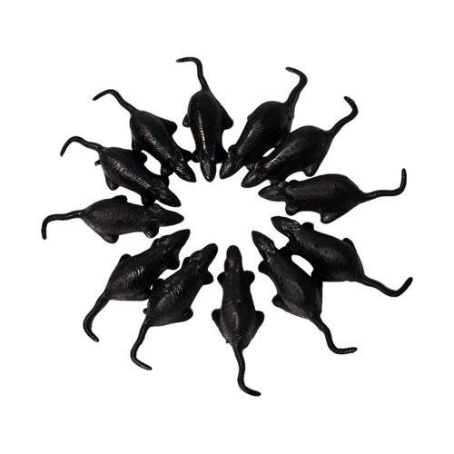 Halloween Mini Mice Decorations 12 Pack