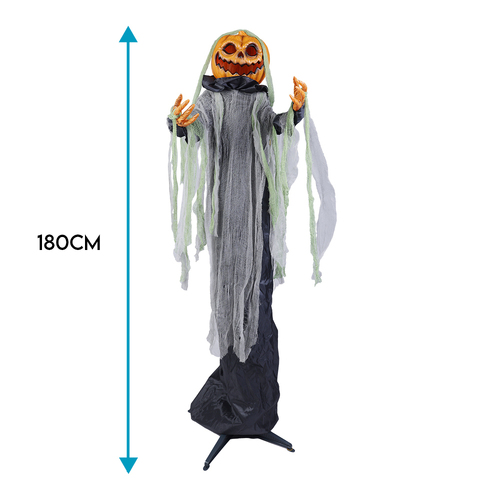 Giant Animated Halloween Jack Lantern 180cm