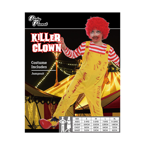 Boys Killer Donald Clown Costume