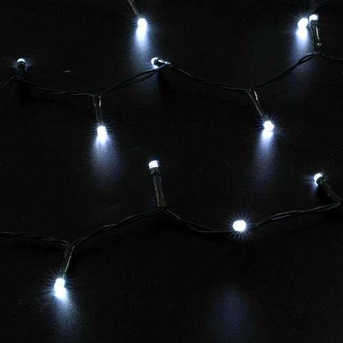 100 White Solar LED Fairy Lights