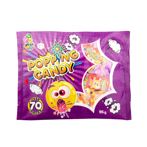 Popping Candy - 95g Bag with Over 70 Pieces in Assorted Flavours