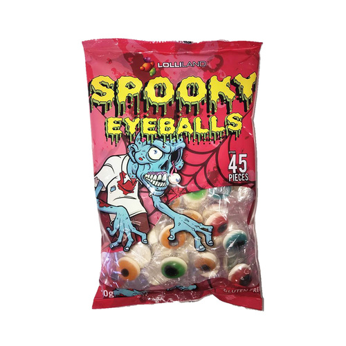 Spooky Eyeballs Lollies - 45-Piece Bag of delicious Halloween Fun