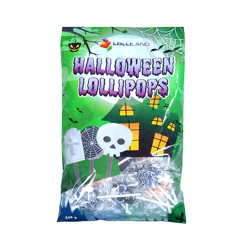 Halloween Lollipops - 248g Bag with Assorted Spooky Shapes