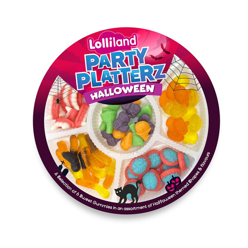 Halloween Party Platter - Assorted Gummy Lollies in Spooky Shapes