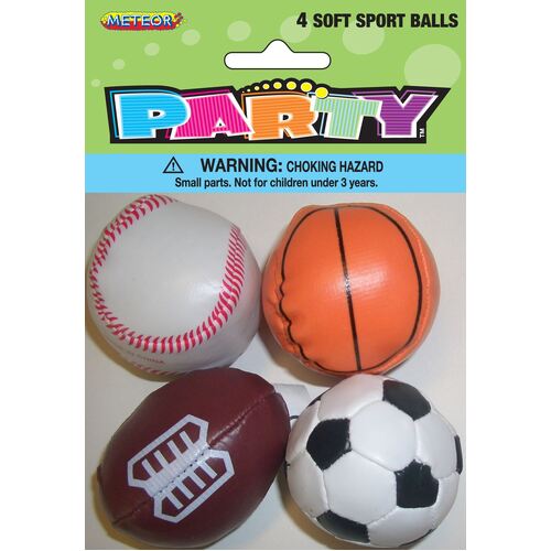 4 Soft Sport Balls