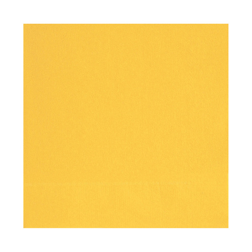 Sunflower Yellow Beverage Napkins 2ply 25cm X 25cm 20 Pack