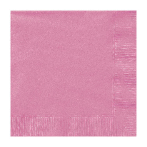 Hot Pink Luncheon Napkins 2ply 33cm X 33cm 20 Pack