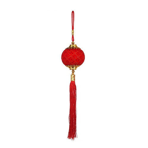 Chinese New Year Red Foam Lantern w/ Tassel 10cm