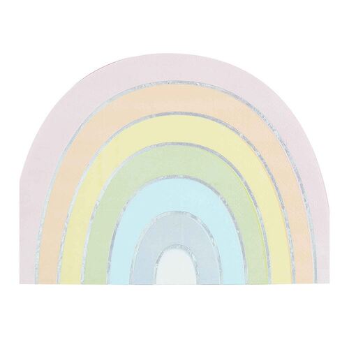 Pastel Party Pastel Rainbow Napkin 16 Pack