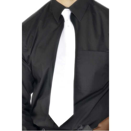 Deluxe White Gangster Tie