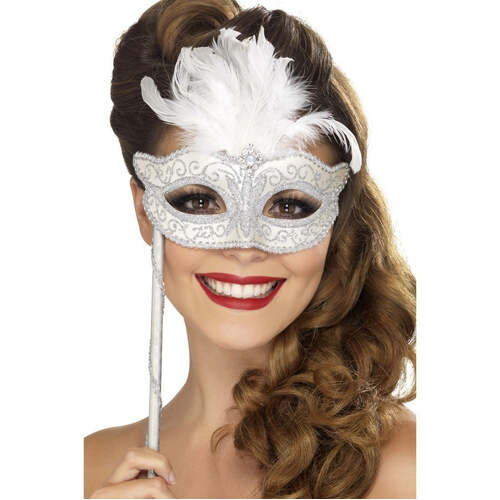 Silver Fever Baroque Fantasy Eyemask