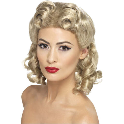 Blonde 40's Sweetheart Wig