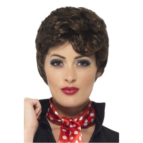 Grease Brown Rizzo Wig