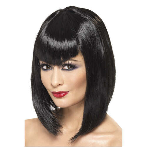 Vamp Wig Black