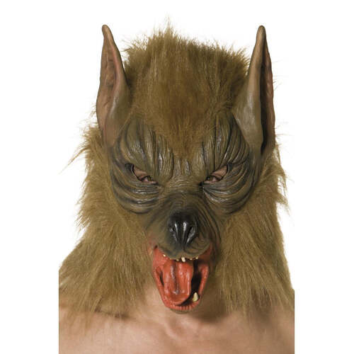 Brown Wolf Mask