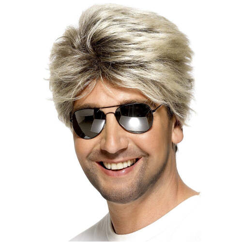 Blonde 80's Street Wig