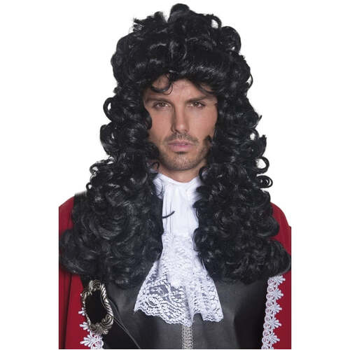 Black Pirate Captain Wig