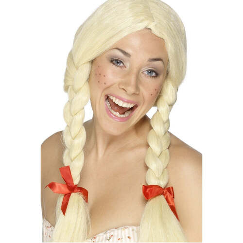 Blonde Schoolgirl Dutch Wig