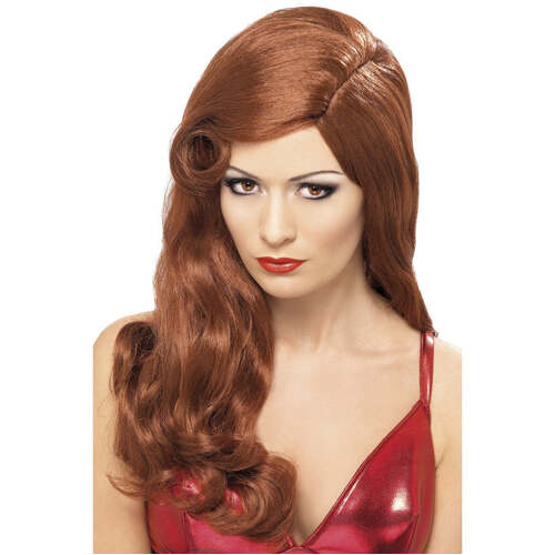 Silver Screen Sensation Auburn Wig