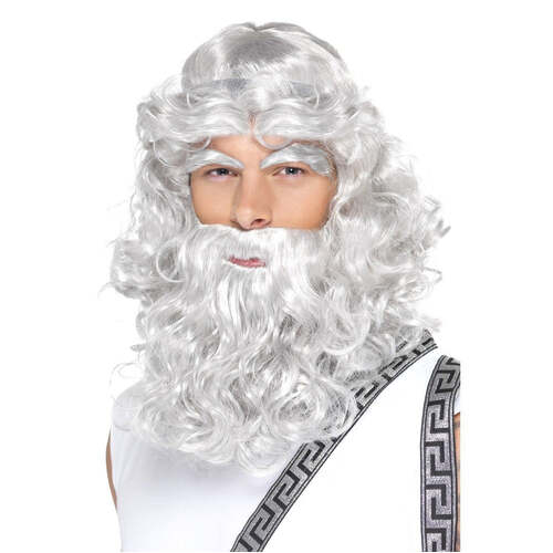 Grey Zeus Wig