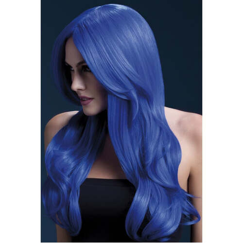 Neon Blue Fever Khloe Wig