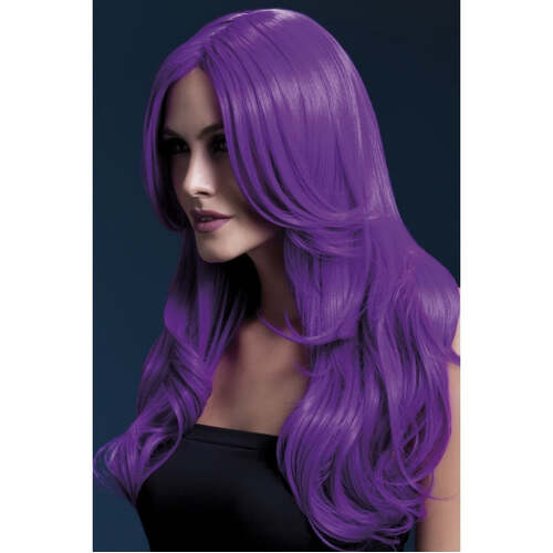 Neon Purple Fever Khloe Wig