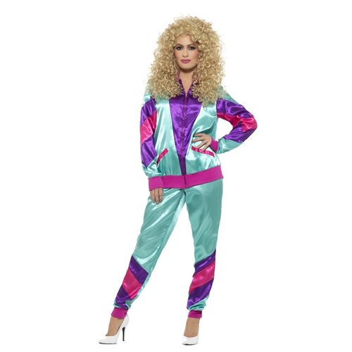 Female 80s Height of Fashion Shell Suit Costume