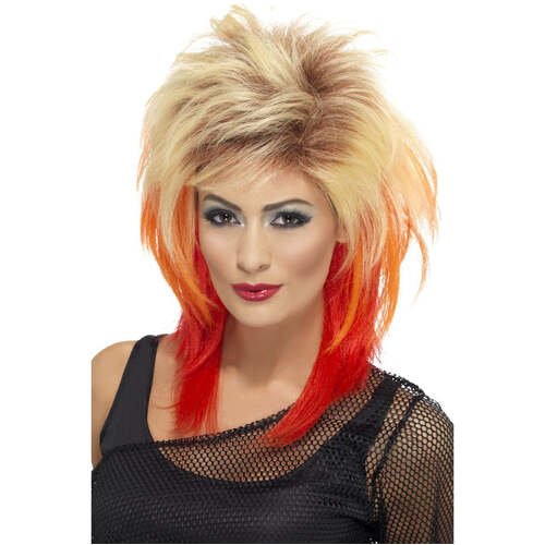 Blonde 80's Mullet Wig