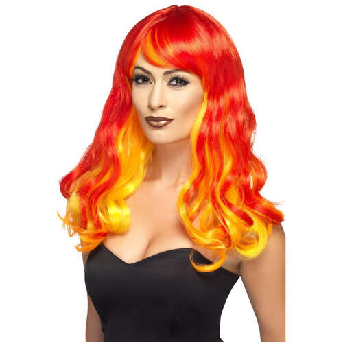 Ombre Devil Flame Wig